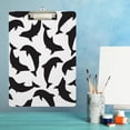 thumbnail image 3 of GZHJMY Sea Dolphin Clipboard Classrooms Office Clipboard A4 Standard Letter Size 9" x 12.5" with Low Profile Metal Clip Decorative Clip Boards for Teachers, 3 of 6
