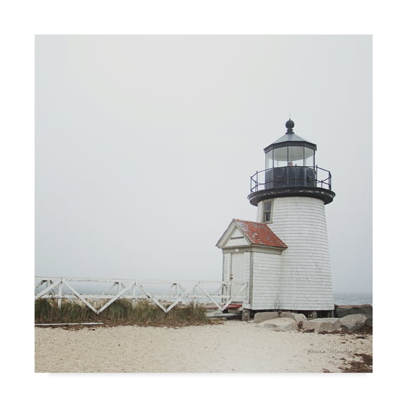 Trademark Fine Art 'Brant Point Light' Canvas Art by Laura Marshall