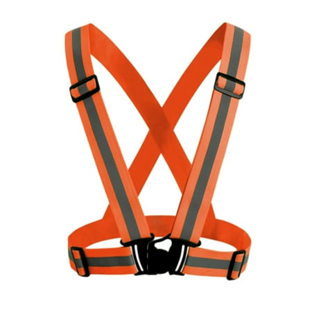 

QILIN Outdoor Jogging Cycling High Visibility Adjustable Reflective Stripe Safety Vest
