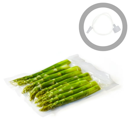 HOMEMAXS Vacuum Sealer Hose Replacement Soft Plastic Food Sealer Machine Tube Attachment for Bag Jar Food Storage Sealing Accessories