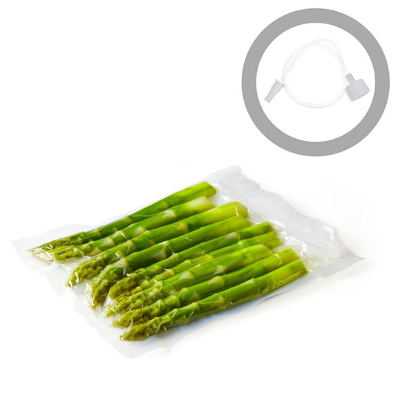 HOMEMAXS Vacuum Sealer Hose Replacement Soft Plastic Food Sealer Machine Tube Attachment for Bag Jar Food Storage Sealing Accessories