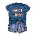 thumbnail image 3 of KDFJPTH Womens Graphic T Shirts Summer Round Neck Chicken Printed Cotton Short Sleeved Tshirts Tops, 3 of 3