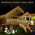 thumbnail image 3 of Luces navideñas de carámbano para exteriores, guirnalda de cortina de voltaje de seguridad de 24V con 144 gotas, 20M, 864 luces LED de hadas, Año Nuevo 2024, 3 of 4