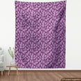 thumbnail image 4 of Ambesonne Gemstone Pattern Fabric by the Yard Upholstery, Brut Crystals Art, 10 Yards, Lavender Lilac and Plum, 4 of 5