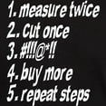 thumbnail image 3 of CafePress - Repeat Steps Dark T Shirt - Men's Classic Graphic Cotton T-Shirt, 3 of 4