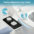 thumbnail image 3 of SAMODRA Non-Electric Bidet Toilet Seat Attachment with Pressure Controls, Self-Cleaning Dual Nozzles - Black, 3 of 8