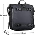 thumbnail image 2 of PENGXIANG Motorcycle Tail Bag 10L Waterproof Motor Pannier Bag Motor Travel Luggage Motorbike Rear Rack Trunk Storage Bag Professional Motorcycle Accessories-Black, 2 of 5