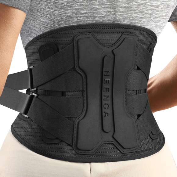 NEENCA Back Brace for Lower Back Pain Relief with Bionic Support System, Lumbar Support Belt for Women&Men with Lumbar Pad, Breathable 3D Knit Fabric for Herniated D