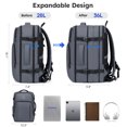 thumbnail image 3 of UKEIN Travel Backpack for Adults 36L Expandable Carry on Backpack Water-resistant Business Travel Backpack for Men, 3 of 7