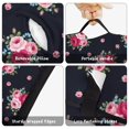 thumbnail image 6 of Pioneer Flower Floral Print Pattern Toddler Nap Mat for Teens Preschool Daycare, Teens Sleeping Mat Bag, Toddler Sleeping Bag with Pillow, 6 of 6