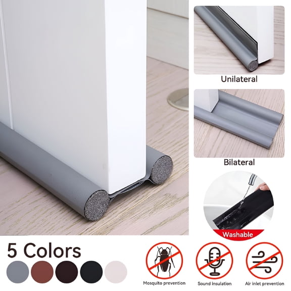 LAMIRO Door Draft Stopper Door Bottom Seal Strip Noise Blocker Draft Stopper for Bottom of Door Keeping Warm and Cold Out