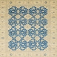 thumbnail image 1 of Ahgly Company Indoor Square Abstract Light Slate Gray Oriental Area Rugs, 3' Square, 1 of 6