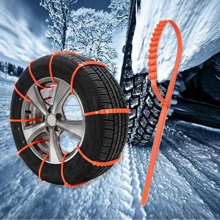 10PCS Car Truck Snow Ice Mud Chains Wheel Tyre Tire Anti-skid Thickened