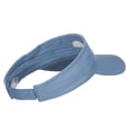 thumbnail image 3 of Peace Symbol Embroidered Washed Visor - Lt Blue OSFM, 3 of 5