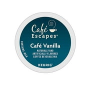 (2 pack) Café Escapes Café Vanilla Keurig K-Cup Pods 24-Countx2