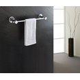 BOPai 24 inch Single Vacuum Suction Cup Towel Bar Shower Mat Rod Towel