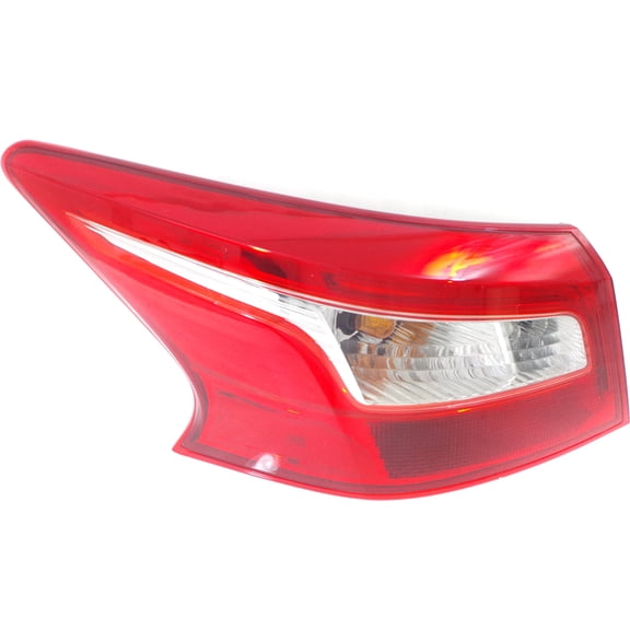Tail Light Compatible With 2016-2018 Nissan Sentra Left Driver Side, Outer With bulb(s) CAPA Certified