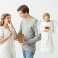 thumbnail image 5 of ZLZLCFZE Guardian Angel Statue - Hand-Painted Figurine with Heart, Spiritual Home Décor Gift, 5 of 8