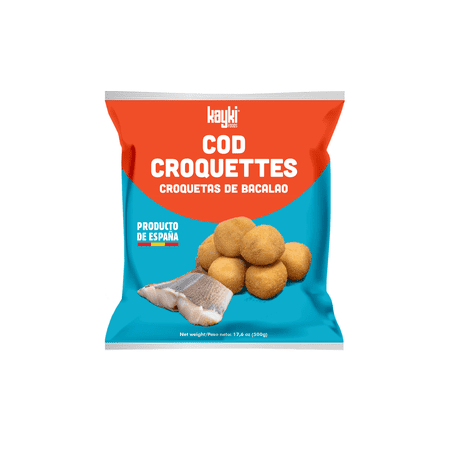 KayKi Spanish Cod Fish Croquettes Gourmet 300 Gr Box