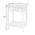 thumbnail image 5 of Butler Specialty Company Lennon 1 Drawer Rounded Leg Wood Nightstand -Soft Brown, 5 of 7