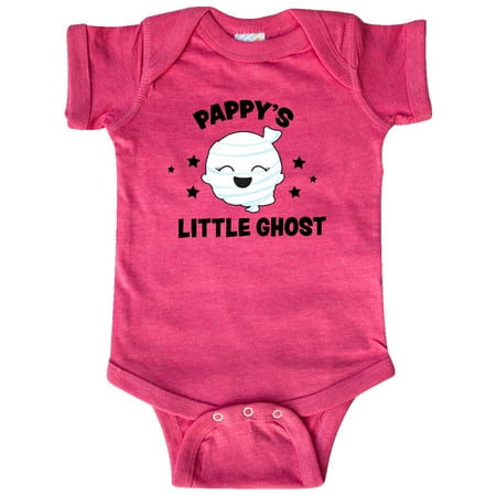 

Inktastic Cute Pappy s Little Ghost with Stars Gift Baby Girl Bodysuit