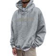 thumbnail image 4 of WILLBEST Sudaderas para Hombre, Otoño e Invierno, Talla Grande, sin Capucha, Moda, Prenda Superior, Sudadera De Gran Tamaño con Cuello Redondo XXGrande, 4 of 5