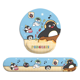 thumbnail image 1 of Juego de alfombrillas de ratón con reposamuñecas y teclado Cute Penguin, 1 of 1