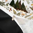 thumbnail image 4 of Homewish Cartoon Dino Bedding,Wooded Plants Duvet Cover Full,White,Black Reversible,3pcs,1 Duvet Cover and 2 Pillowcases, 4 of 6
