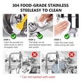 thumbnail image 4 of HuuDraLono 750g Electric Grain Grinder, Stainless Steel Dry Mill - for Coffee, Spices, Herbs, Grains & Rice, High-Speed Powder Kitchenaid Grain mill, 4 of 8