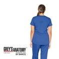 thumbnail image 2 of Grey's Anatomy™ Classic Women's V-Neck Shirred Back Solid Scrub Top, 2 of 2