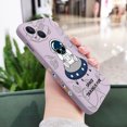 thumbnail image 1 of Funda De Teléfono De Astronautas De Crucero Para IPhone 13Pro 13 12 Mini Pro 5G Max Con Patrón Lateral De Silicona Líquida, 1 of 4