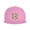 Pink, variant on Flat Bill Snapback Hats for Men Women Desert Digital Camouflage Hip Hop Style Plain Baseball Cap Gray