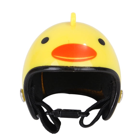 EeaseMX 1 casco para pollo, pequeño, para mascotas, para pájaros, patos, codornices, color amarillo