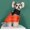 Orange, variant on Dog Winter Coat Duck Down Jacket for Small Medium Dogs-Thicken Dog Coat Windbreaker Puppy Winter Clothes for Cold Weather Snowday (Black, XX-Large)
