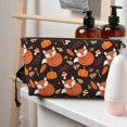 thumbnail image 5 of Makeup Bag - Fall Leaf Mushroom Fox Cosmetic Bag Portable Travel Toiletry Bag for Women Small Make Up Organizer Bag Zipper Pouch Travel Essentials, 5 of 8