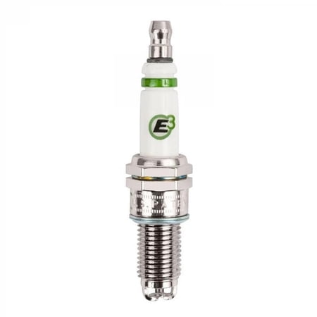 Powermadd E3 Resistor Spark Plug Diamond Fire Nickel Alloy Projected Tip Single Ground Street Plug (E3.36)