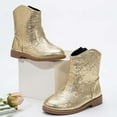 thumbnail image 6 of Fashionable Everyday Ankle Booties For Girls Comfortable Round Toe Low Heel Footwear, 6 of 8