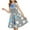 Gray#B03, variant on Favoffer Girls' Spring-Summer Multicolor Gradient Elegant Skater Dress & Round-Neck Sleeveless Flared Dress for Casual, Party, Dance, Photoshoot 3-14Y