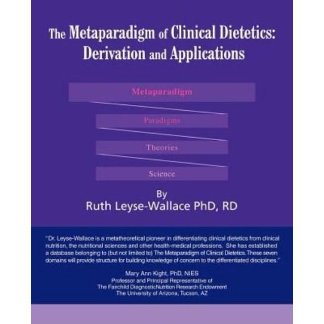 The Metaparadigm of Clinical Dietetics: Derivation and Applications