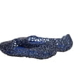 thumbnail image 5 of CIENVNSTG Sparkly Sandals For Women Flat Jelly Shoes Slip On Hollow Out Loafers Summer Plastic Breathable Beach Shoes Blue 43, 5 of 5