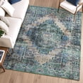 thumbnail image 6 of Addison Rugs Mayfield Premium Machine Washable Traditional Global Green Rectangle Rug, 5' x 7'6", 6 of 6