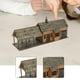 thumbnail image 4 of Maqueta de edificio a escala 1:72. Maqueta de escena arquitectónica en madera, para pintar y desmontar. Ideal para dioramas y decoración de de, 4 of 9