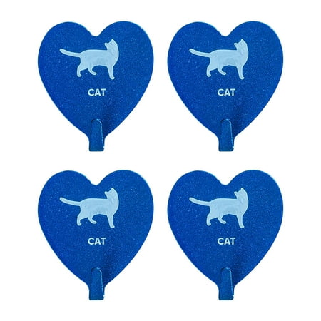 

ZHIYU Wrought Iron Love Hook Self-adhesive Punch-free Stainless Steel Hook Heart-shaped Hook Home Creative Decoration