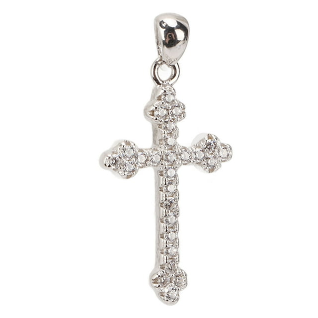 Colgante de collar de crucifijoColgante de crucifijo S925 Colgante de crucifijo pequeño de plata Colgante de cruz Meticulosamente diseñado Jadeshay A