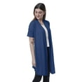 thumbnail image 3 of Moomaya Cardigan Long à Manches Mi-Longues Ouvert pour Femmes Coupe Légère d'Été, 3 of 7