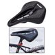 thumbnail image 5 of Asiento de bicicleta Extra ancho a prueba de golpes bicicleta de carretera Punto blanco negro, 5 of 8