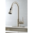 thumbnail image 3 of Kingston Brass LS8728DL Concord Single-Handle Pull-Down Kitchen Faucet in Brushed Nickel, 3 of 9