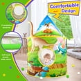 thumbnail image 4 of Tienda de campaña PigPigPen Dinosaur con piscina de bolas y túnel de rastreo para niños, 4 of 7