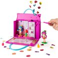 thumbnail image 4 of Party Popteenies Summer Pop Party, Tutti Fruiti Party Pop Gift Bag with Collectible Dolls, Mini Furniture and Confetti, for Ages 4 and Up, 4 of 8