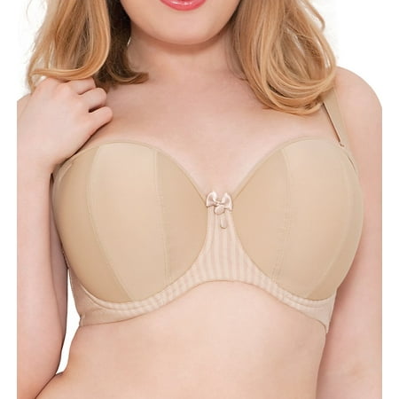 CURVY KATE Biscotti Luxe Strapless Multiway Bra  US 28DD  UK 28DD  NWOT